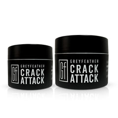 Greyfeather Crack Attack aplicación rápida, piel suave sin grasa.