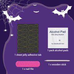 GRITOSE material ABS resistente, adecuado para uñas postizas duraderas.