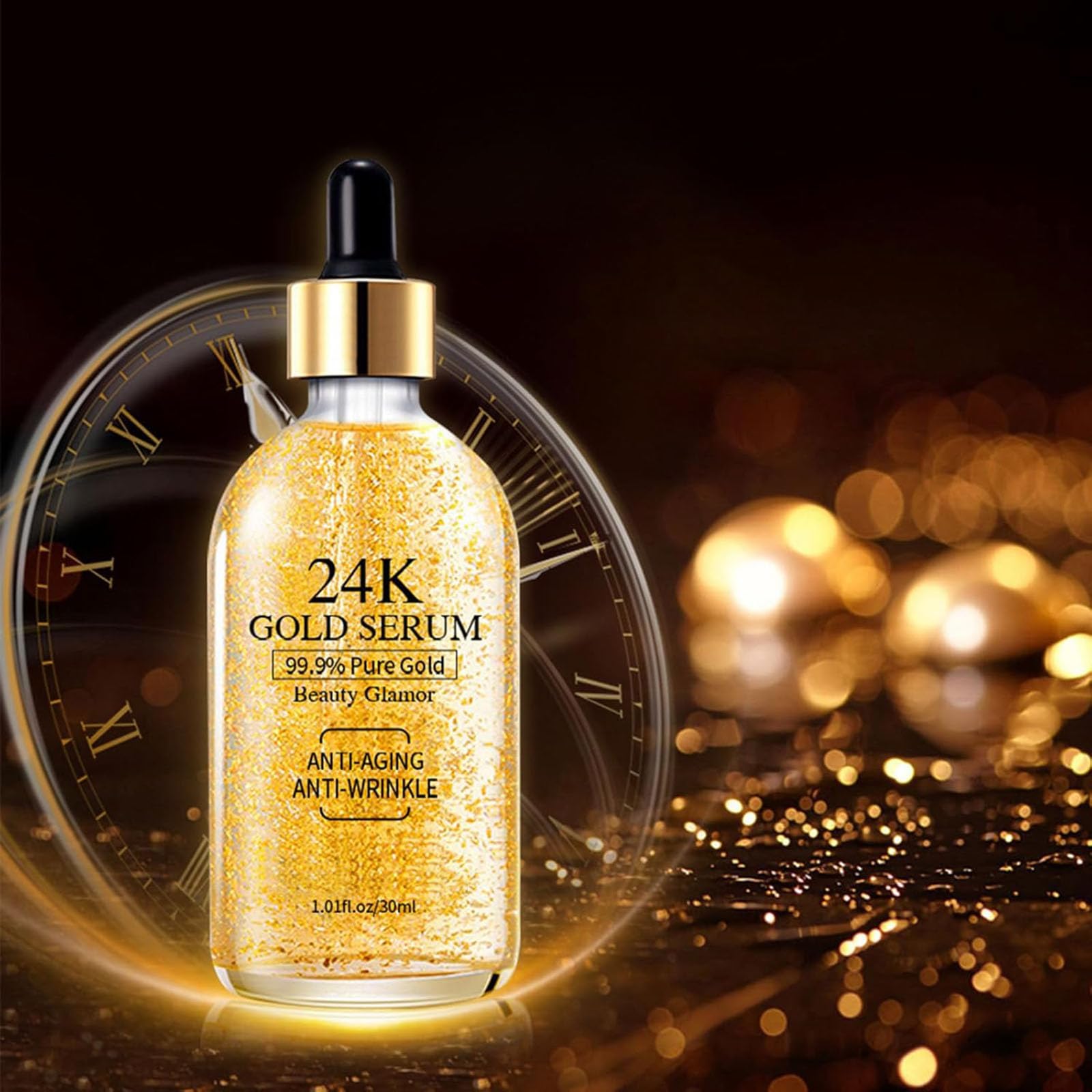 Grospe suero de oro 24K: brillo natural que realza la tez.