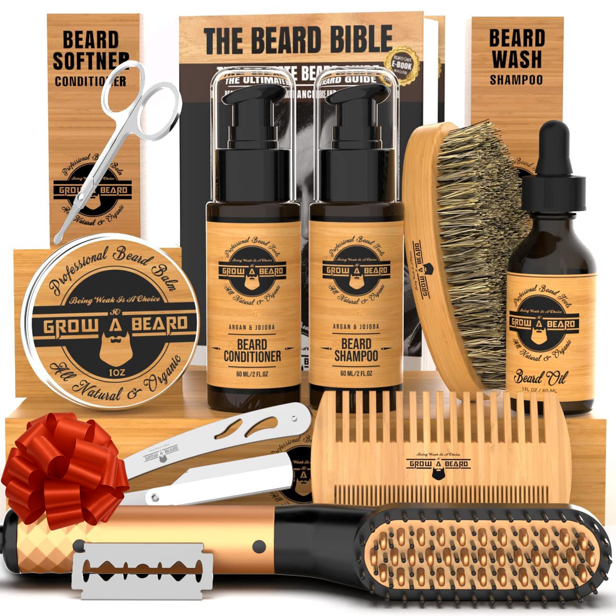 GROW ALPHA BEARD plancha de barba para acabado suave y definido.