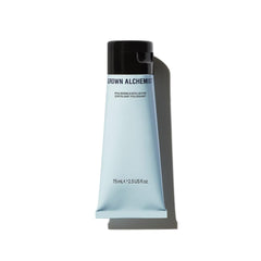 Grown Alchemist Exfoliante pulidor facial, botella rosa, exfolia suavemente para una piel más suave.