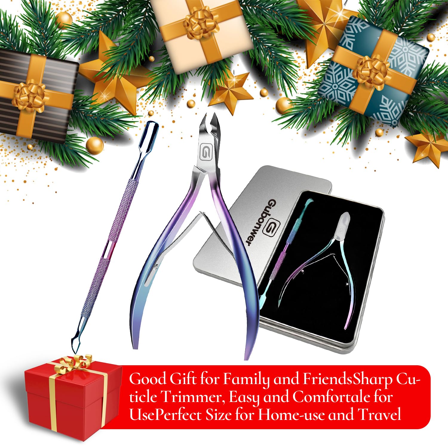 Gubonwer estuche regalo metalico protege y guarda la herramienta.