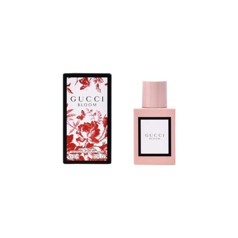 Gucci Bloom caja exterior, protección y estilo al comprar.