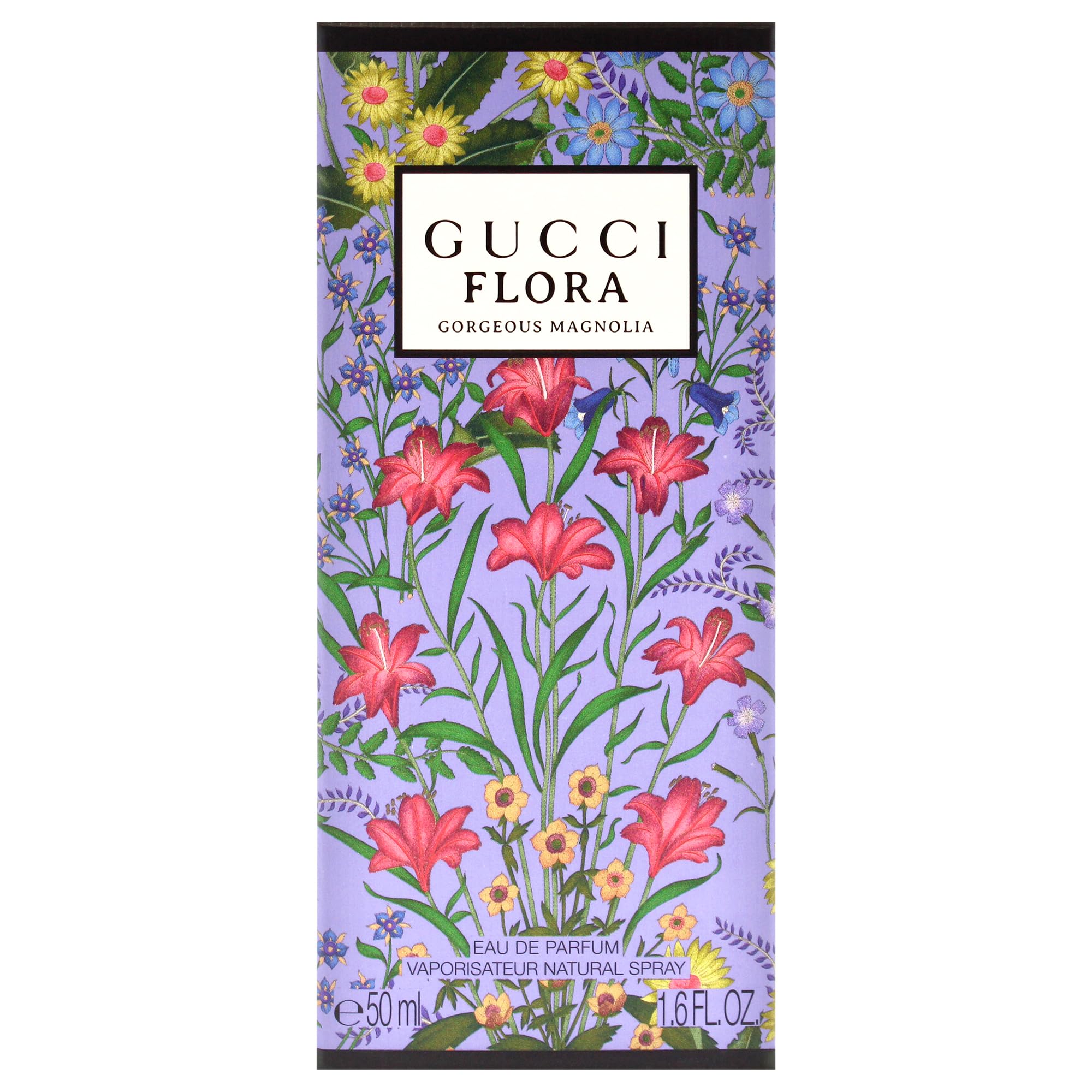 Gucci Flora Gorgeous Magnolia tapa de lujo, cierre seguro y aspecto premium