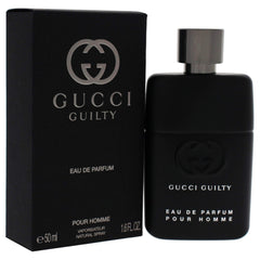 Gucci Guilty Pour Homme, caja de empaque, presentación premium para regalo.