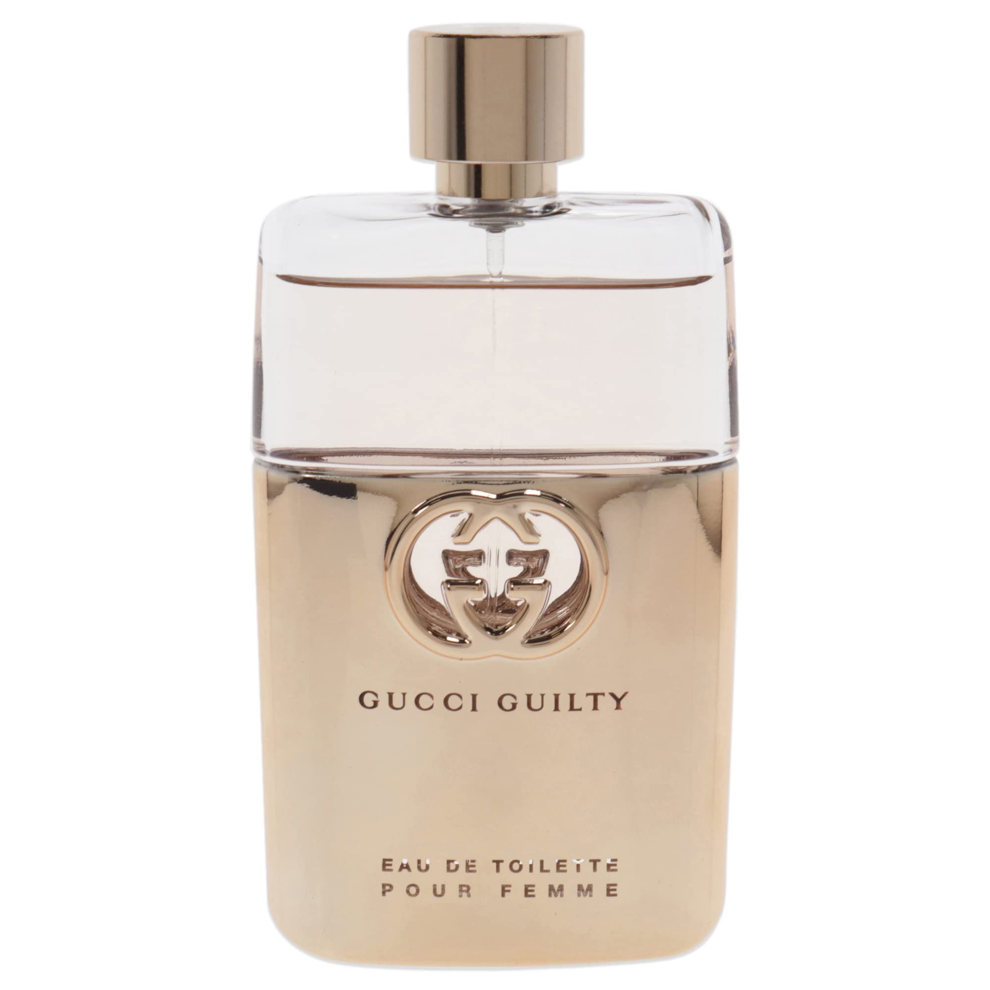 Gucci Guilty notas aromáticas destacadas, visual de fragancia y notas
