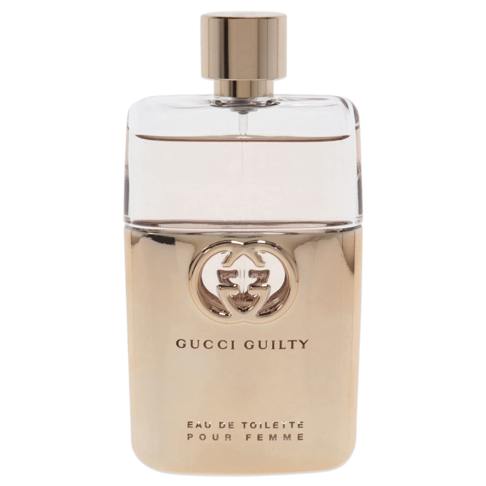 Gucci Guilty notas aromáticas destacadas, visual de fragancia y notas