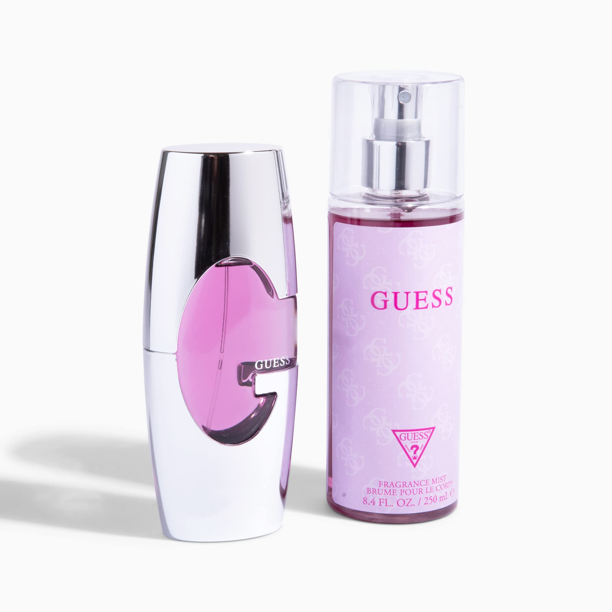 GUESS Mujer Eau de Parfum frasco iluminado para apreciar color y forma