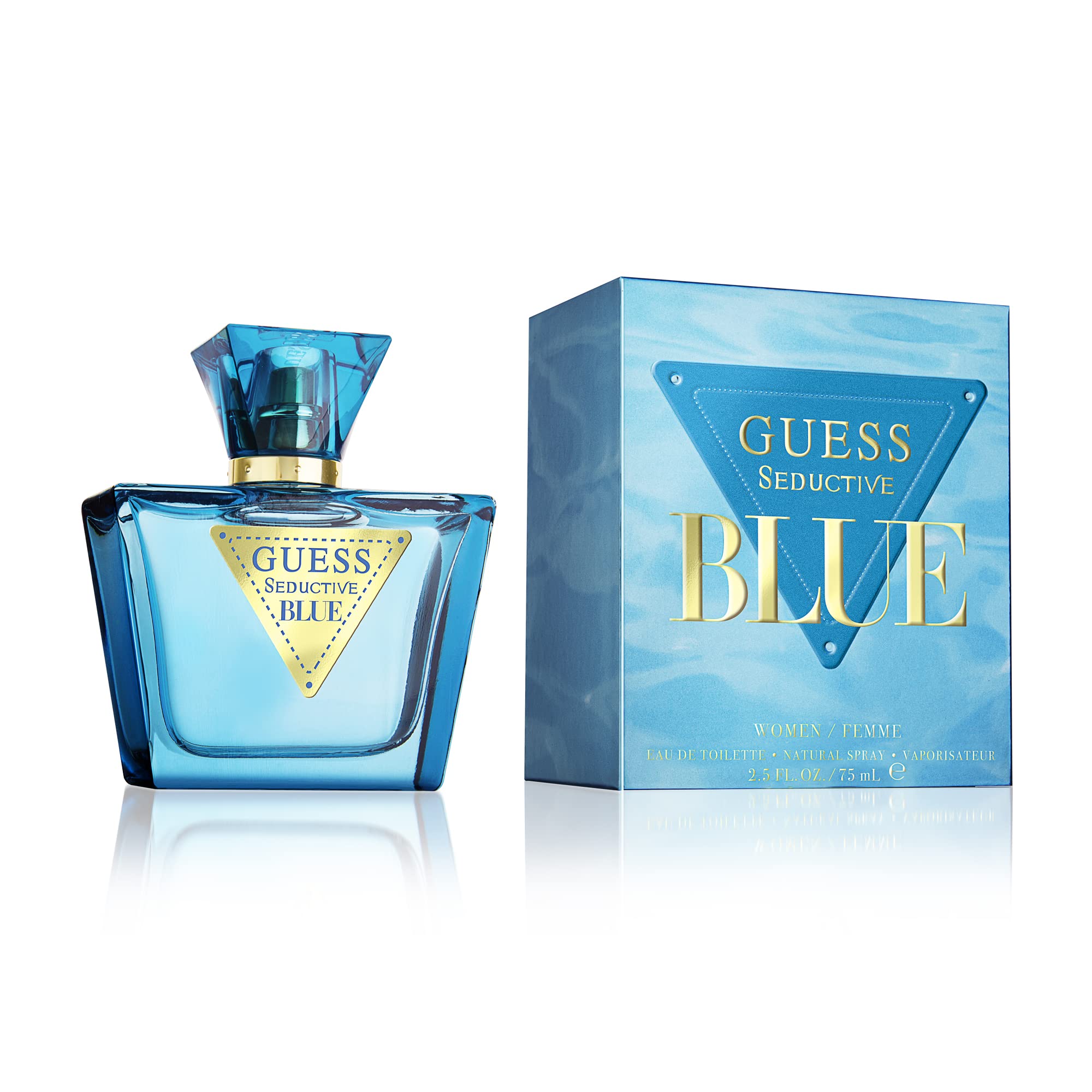 GUESS Seductive Blue, frasco frontal, elegante y fresca para cualquier ocasión