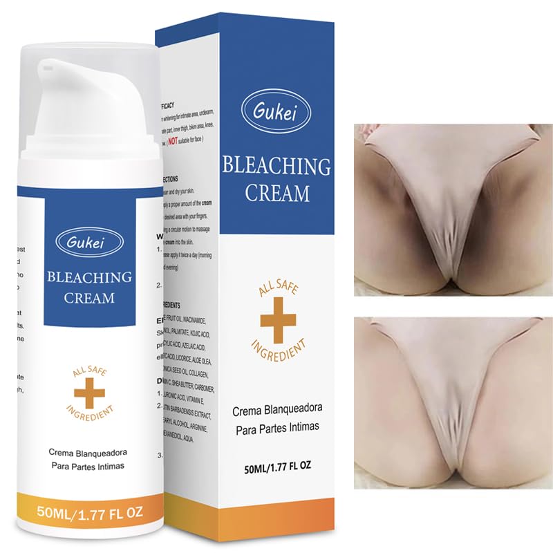 Gukei zonas íntimas: crema aclaradora suave para uso diario y resultados graduales.