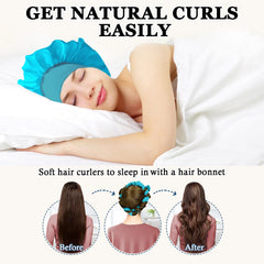 Gwabee bonete de seda para dormir protege el cabello durante la noche