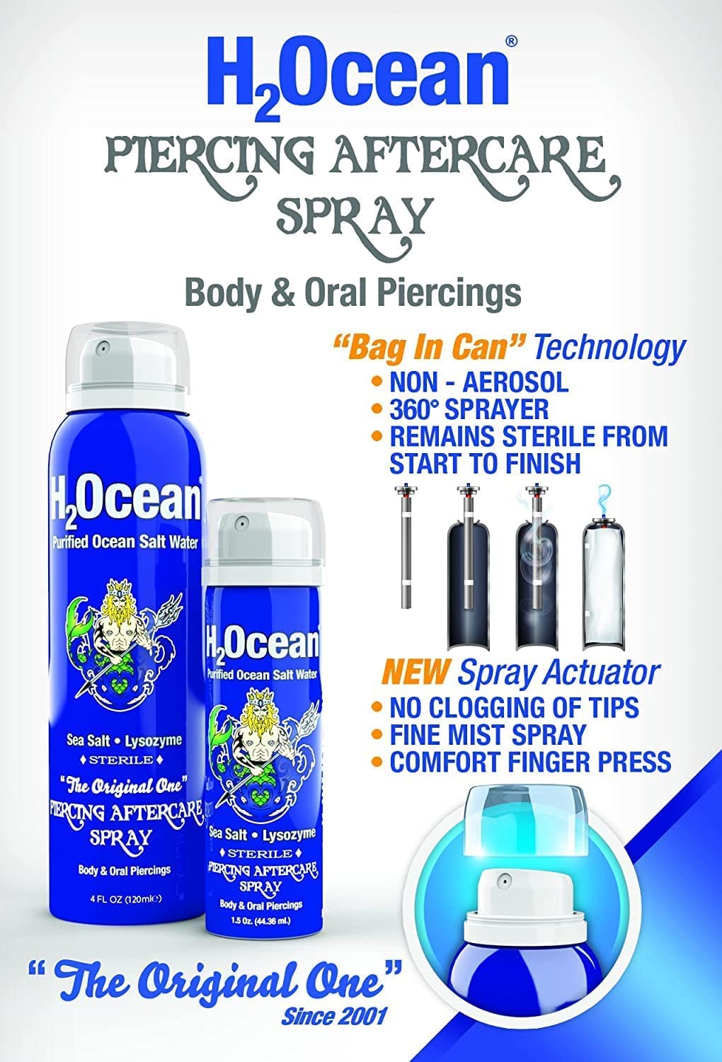Démonstration d’utilisation sur piercing facial et corporel.
