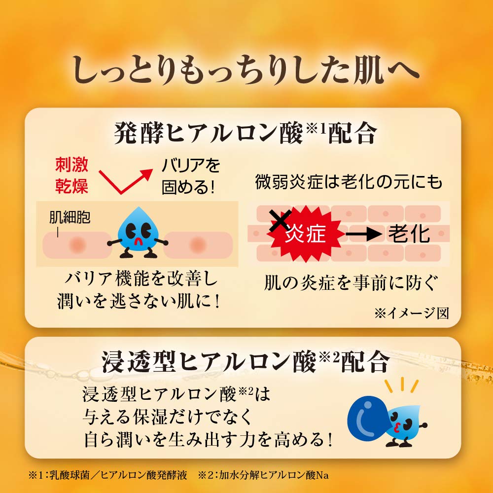 Gokujun Premium de Hada Labo: etiqueta en inglés para ingredientes y distribución.