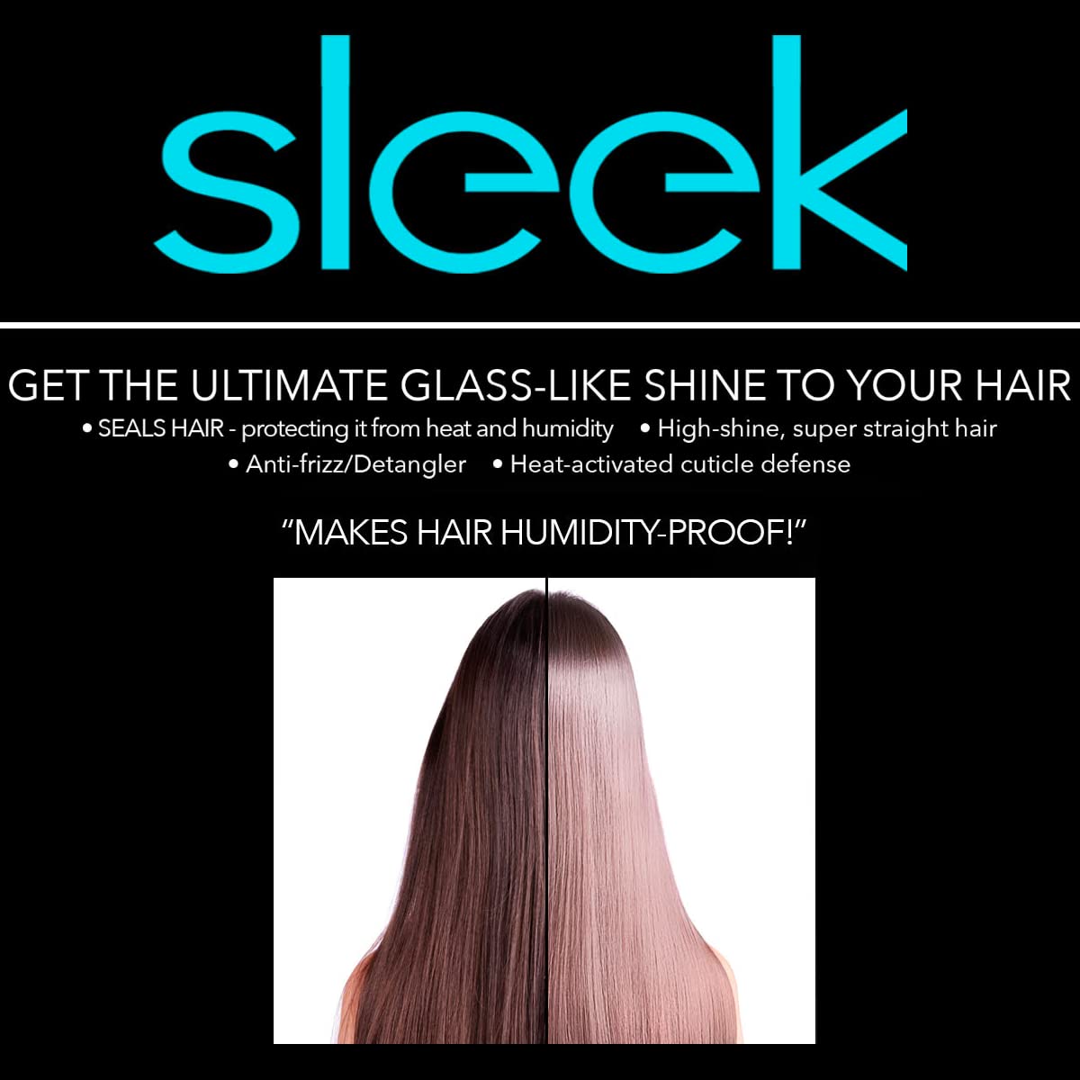 Hair Chemist Sleek controla el frizz para un peinado liso.