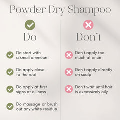 Hair Dance Champú Seco en Polvo, uso rápido para refrescar cabello entre lavados.