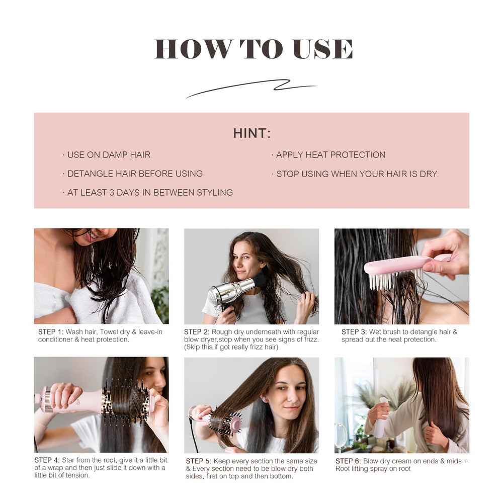 Hair Trends cable 360 grados para maniobras cómodas durante el peinado