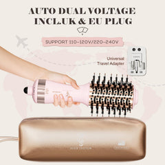 Hair Trends voltaje doble para uso mundial, ideal para viajes sin adaptadores