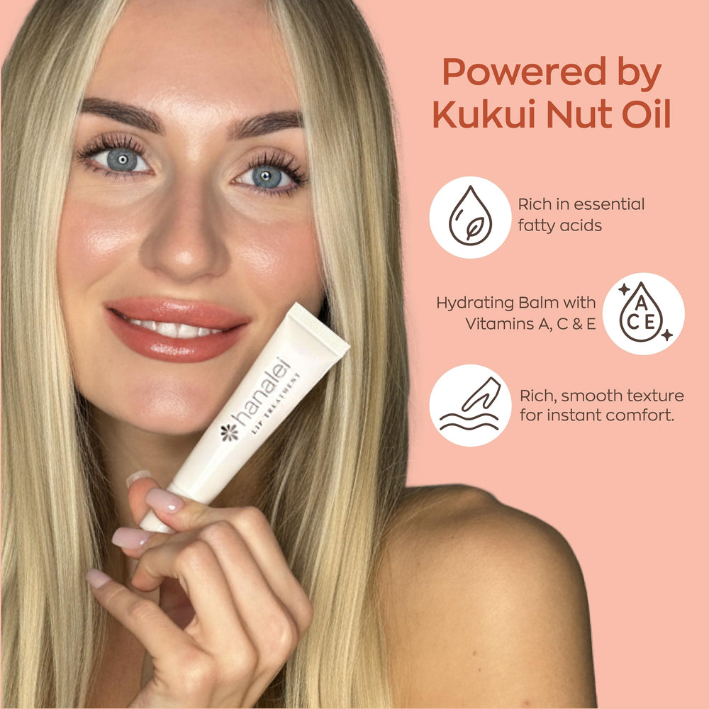 Hanalei Lip Treatment libre de crueldad y parabenos en su fórmula.