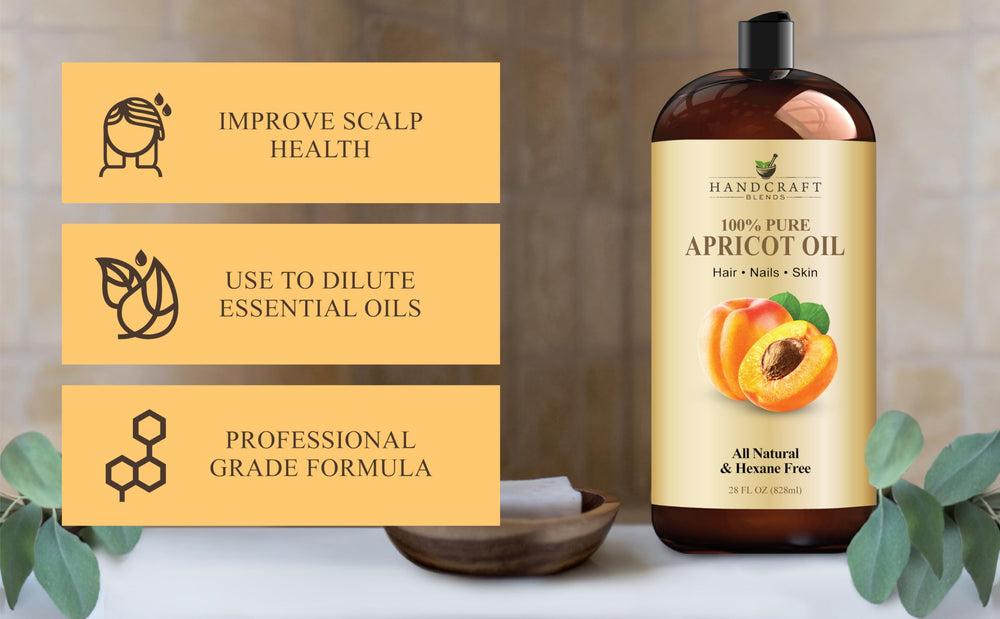 Handcraft Blends dilución de aceites esenciales con aceite de albaricoque para aromaterapia