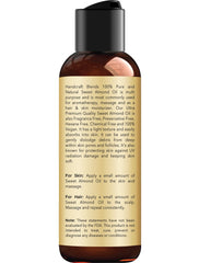 Handcraft Blends Aceite de Almendra Dulce, aplicar en piel para hidratación ligera