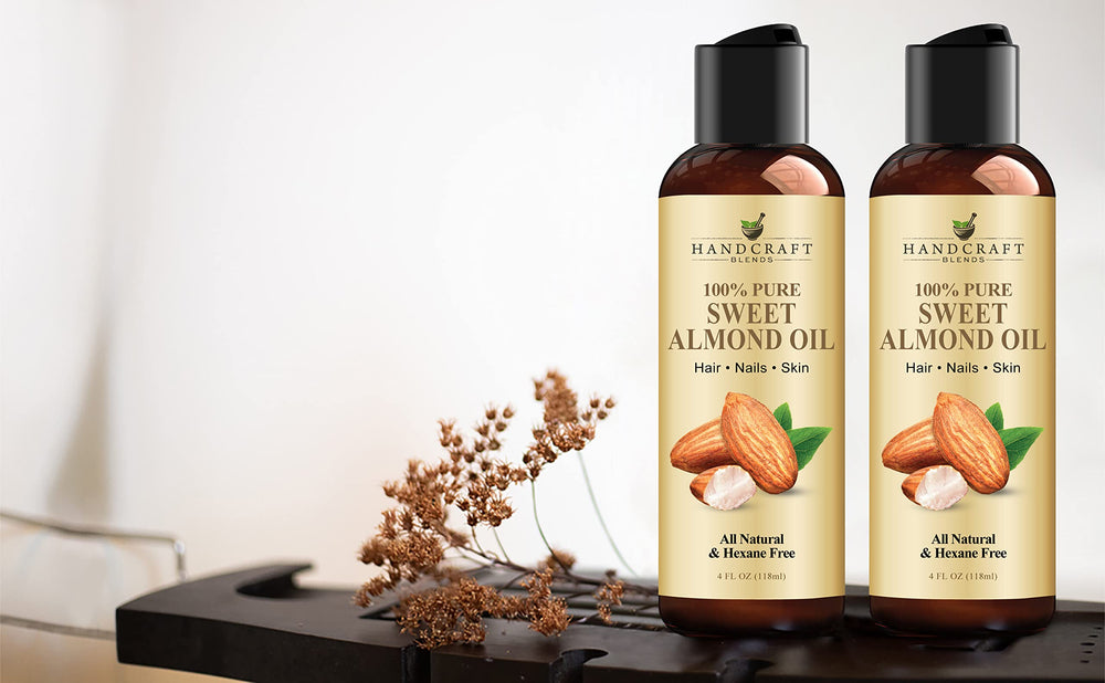Handcraft Blends Aceite de Almendra Dulce, ideales usos diarios piel y cabello
