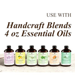 Handcraft Blends gotero de vidrio protege la luz para mantener la pureza.