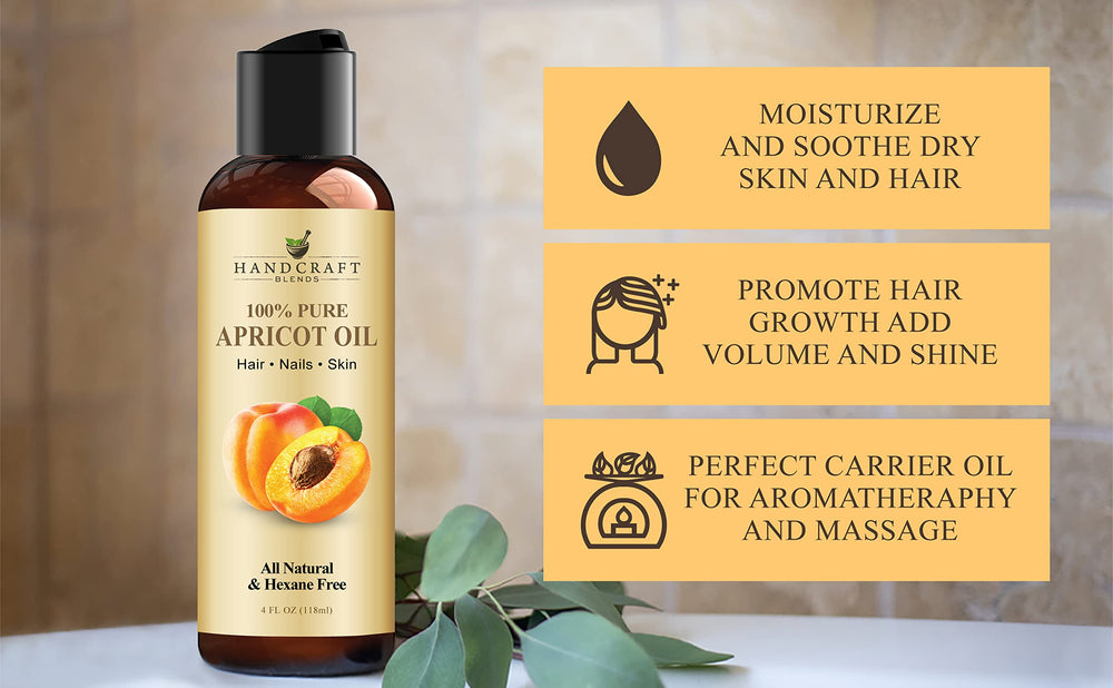 Handcraft Blends Masaje con aceite apricot facilita absorción