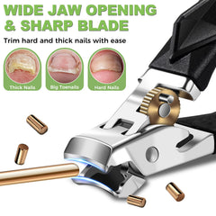 HANDWENG conjunto profesional 5 en 1 para el cuidado de uñas en cuero.