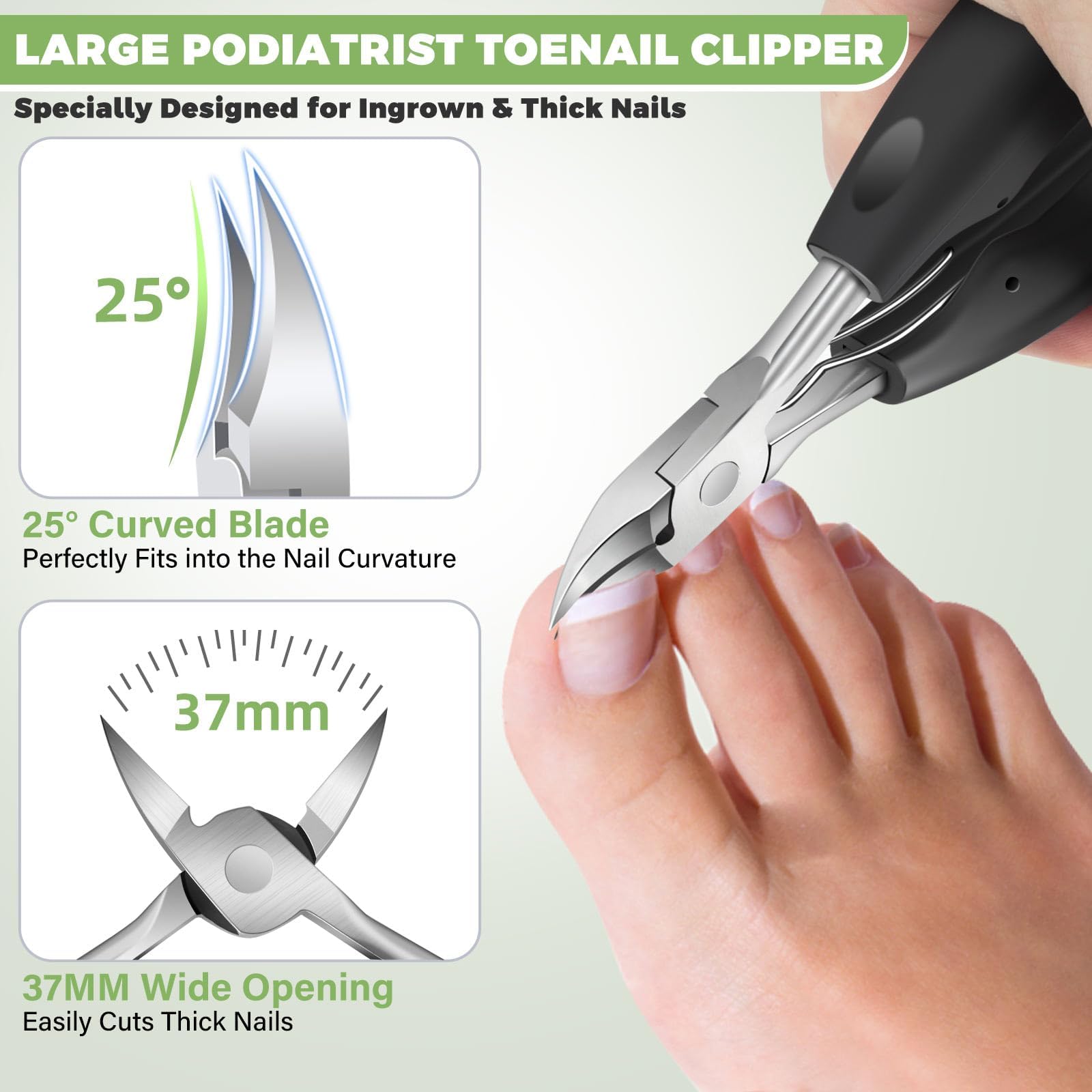 HANDWENG coupe-ongles lame tranche ultra : lame tranchante pour une coupe nette