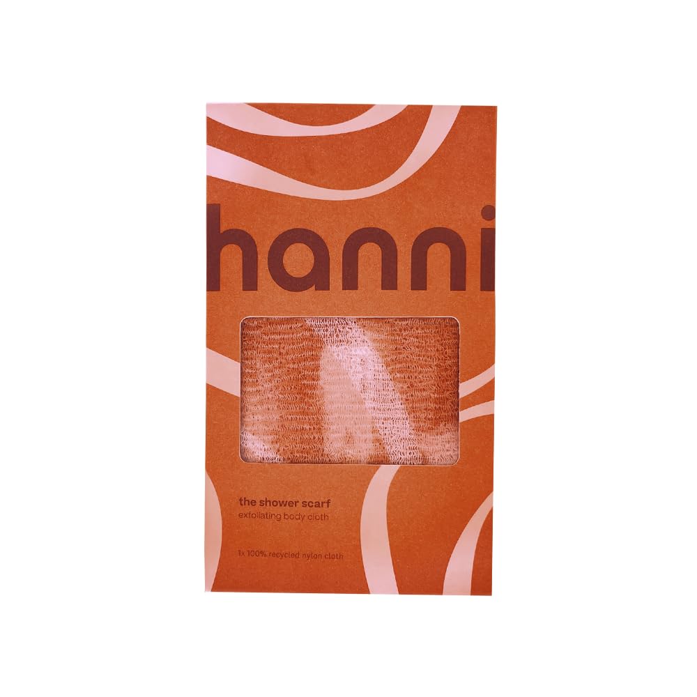 Bufanda de ducha exfoliante HANNI para la espalda, limpieza profunda.