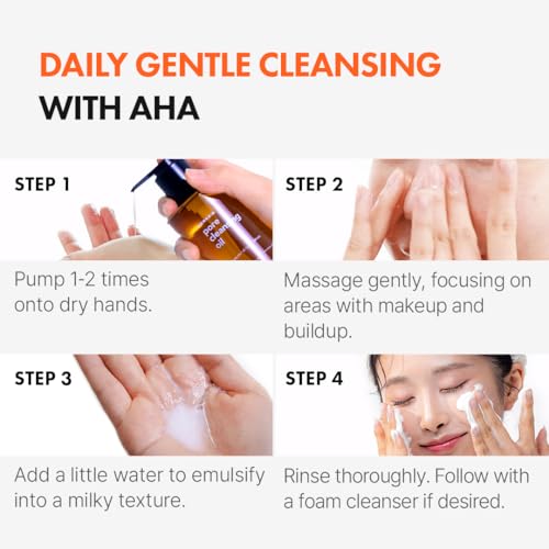 Hanskin AHA Pore Cleansing Oil, aloe vera y aceites nutritivos calman la piel
