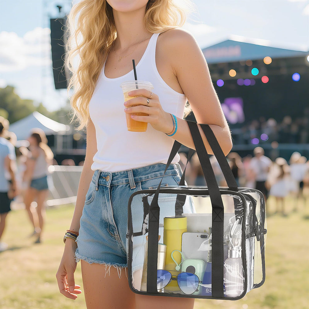 HAOGUAGUA bolsa multifuncional transparente para usos variados de maquillaje y cuidado