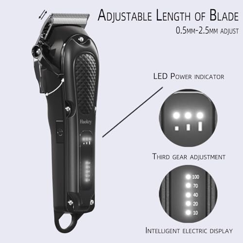 Haokry kit grooming 13 accesorios para corte y barba