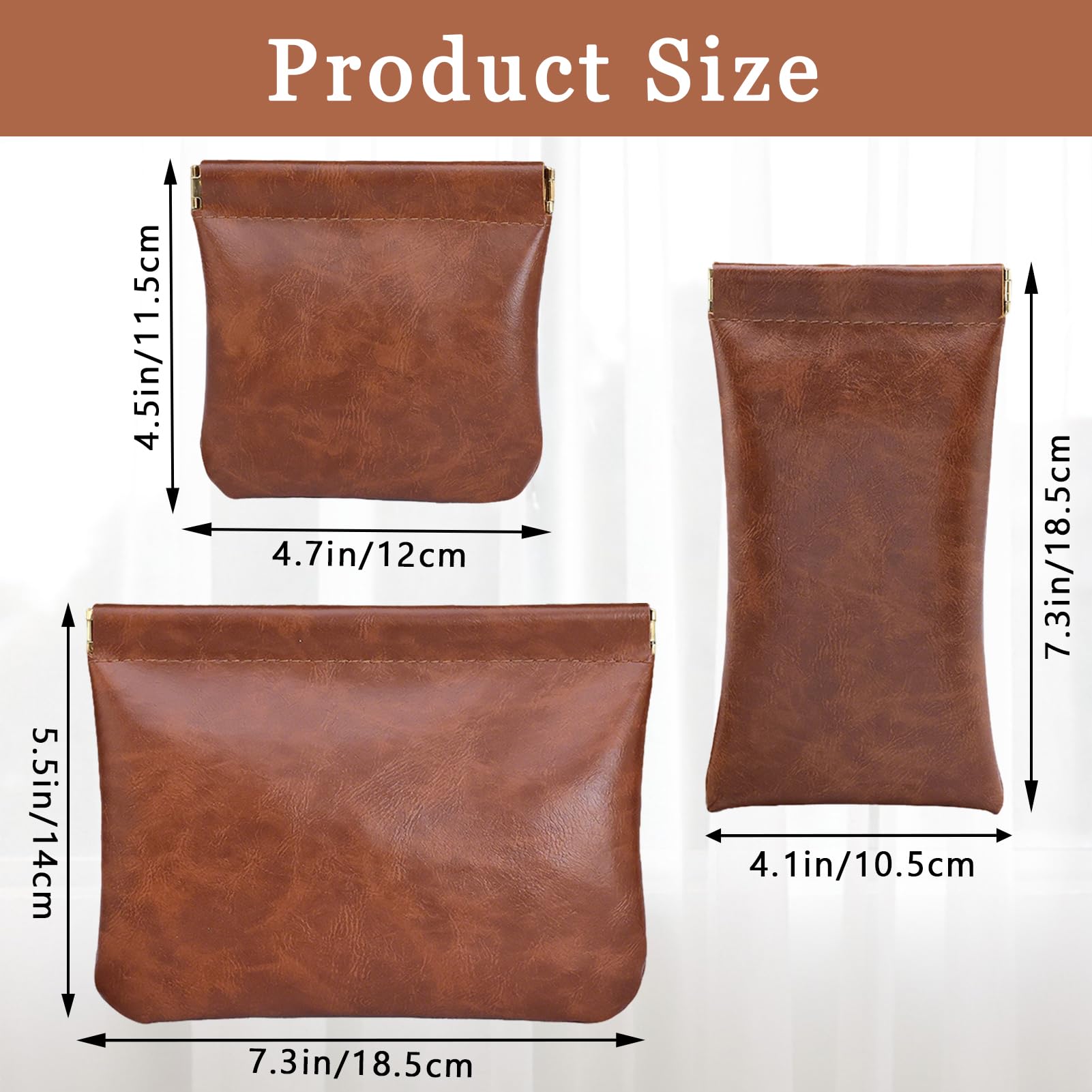 Hapforever Pouchic bolsa de maquillaje mini, ideal para bolso diario