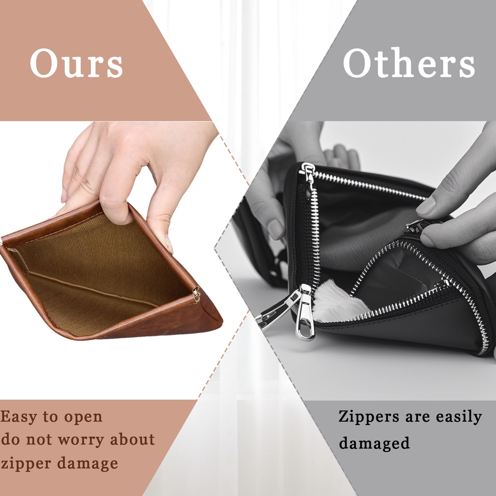 Hapforever Pouchic organizador de monedas compacto para billetera