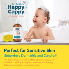 Happy Cappy: costra del cuero cabelludo del bebé, tratamiento suave para la descamación.