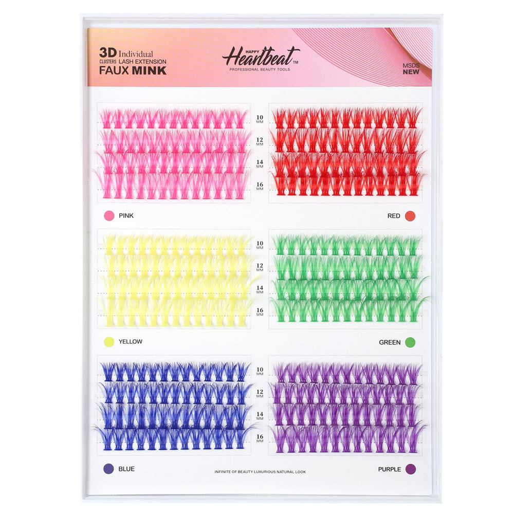 Conjunto de 6 colores Happy Heartbeat para looks diarios y festivos