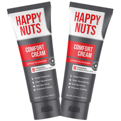 HAPPY NUTS Crema Desodorante para Hombres, botella original, protección duradera sin aluminio.