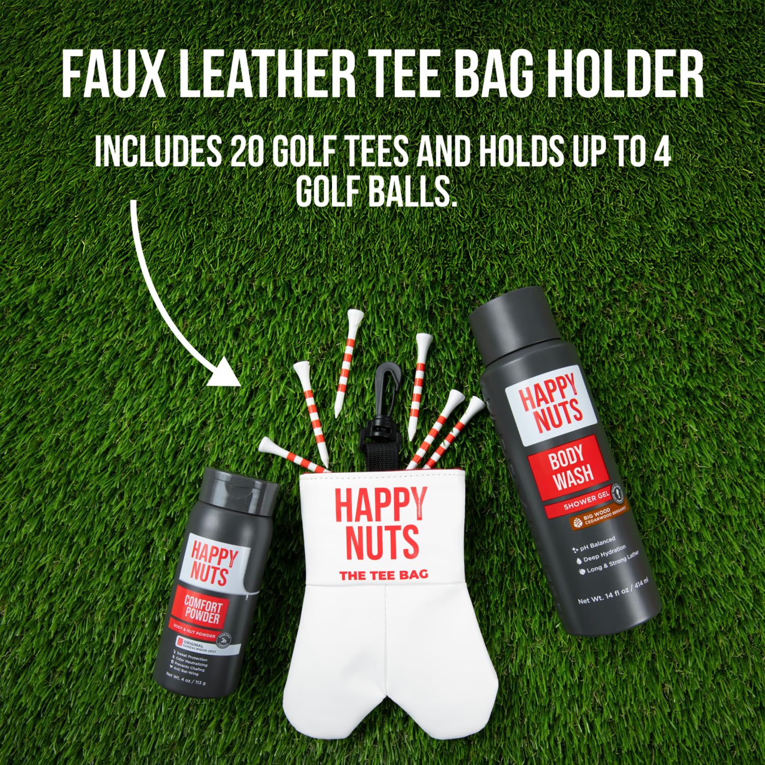 Happy Nuts regalo golfistas caja: regalo pensado para golfistas.
