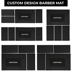 HAPPYPOSH alfombrilla barbero anti-deslizante ideal para herramientas de corte