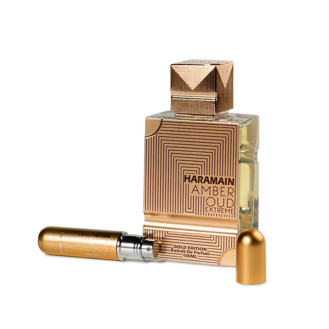 Al Haramain Amber Oud Extreme EDP, botella 100 ml para uso diario con aroma duradero.
