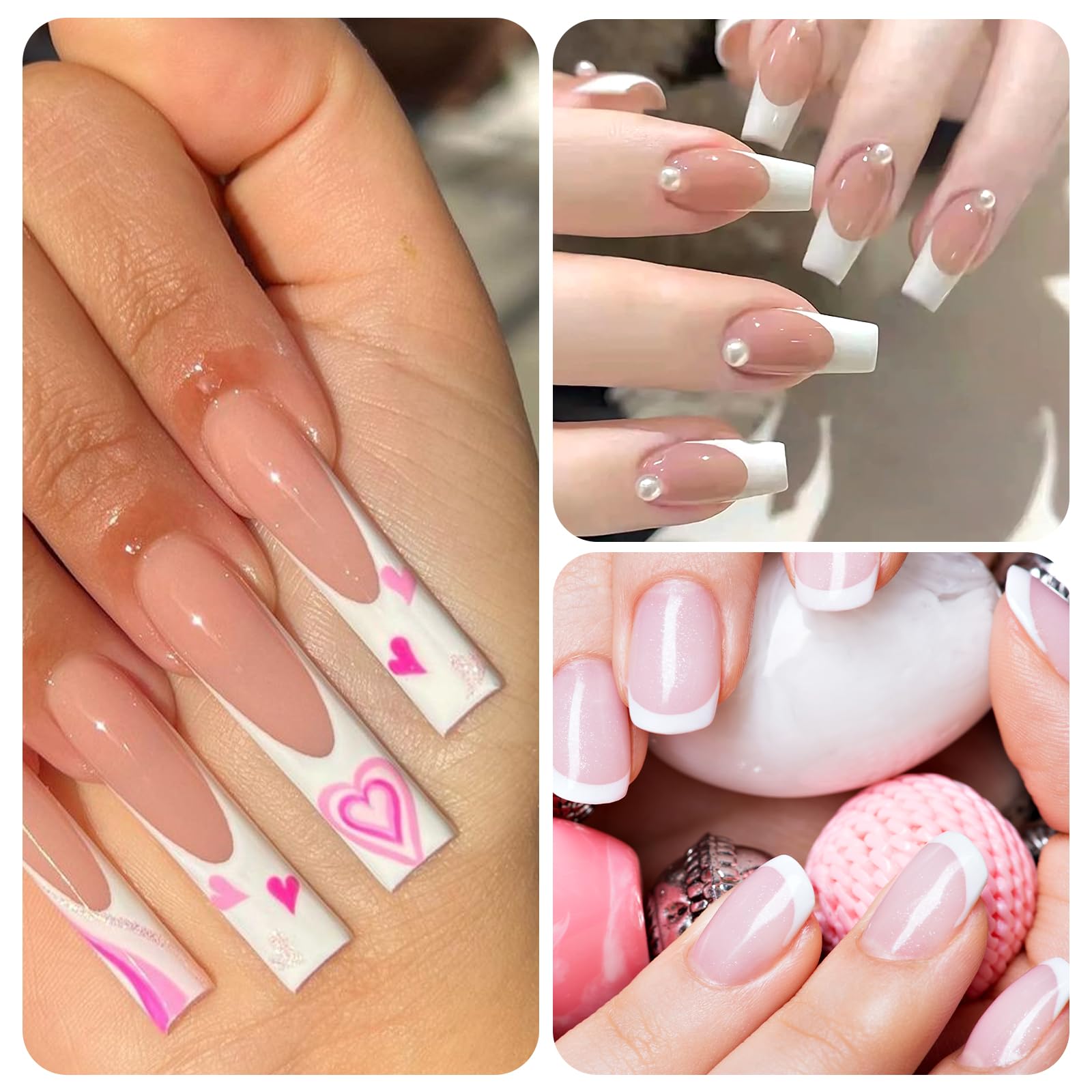 Hariendny stencil para manicura de manualidades, decoración precisa