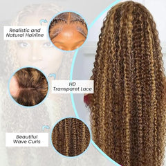Encaje frontal Harmsh con cabello natural y pelos laterales para look realista