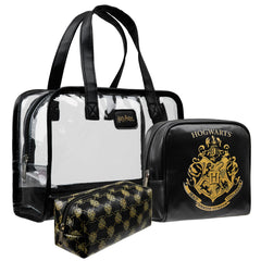 Harry Potter bolso maquillaje grande para viajar y ordenar maquillaje diario.