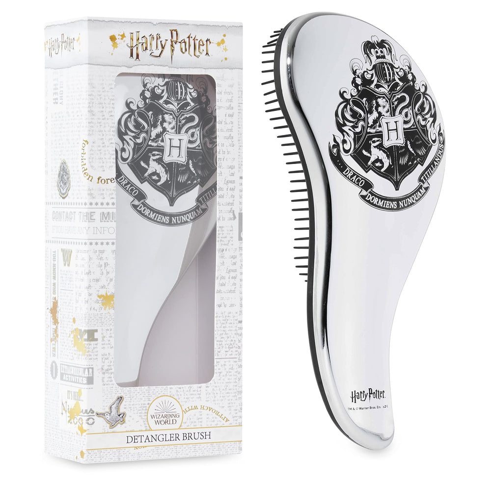Cepillo desenredante Harry Potter ideal para cabello liso o rizado sin enredos.