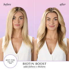HASK Biotin Boost set completo: rutina fortalecedora para cabello fino