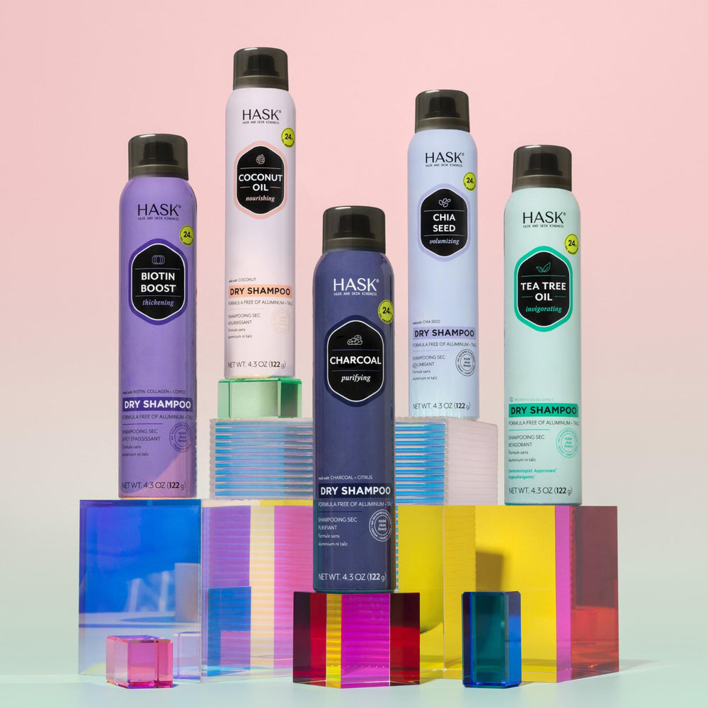 HASK Biotin Boost thickening dry shampoo color-safe packaging
