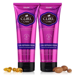 HASK crema definidora de rizos dúo de 2 piezas en envase