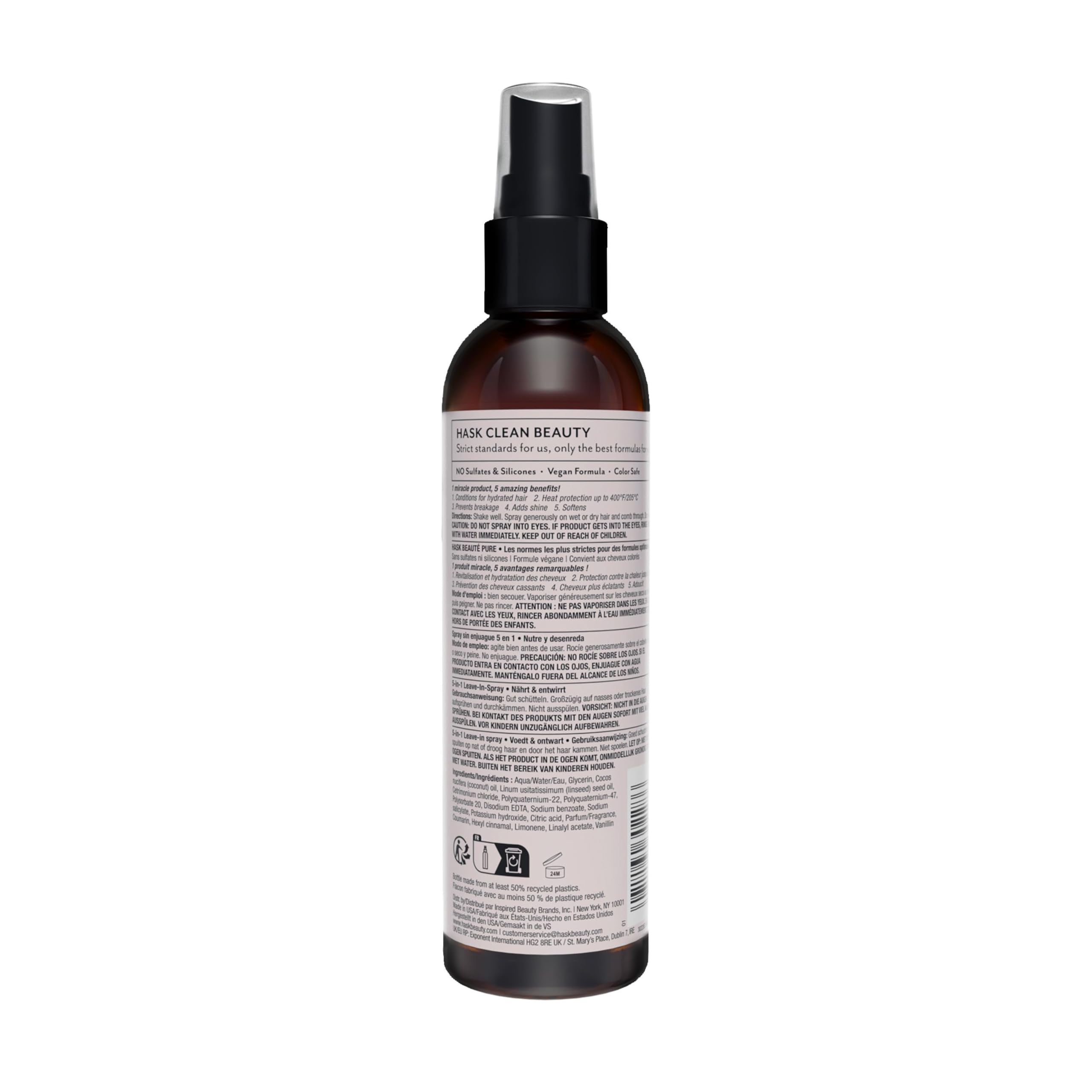 Control del frizz para un peinado más suave y definido.