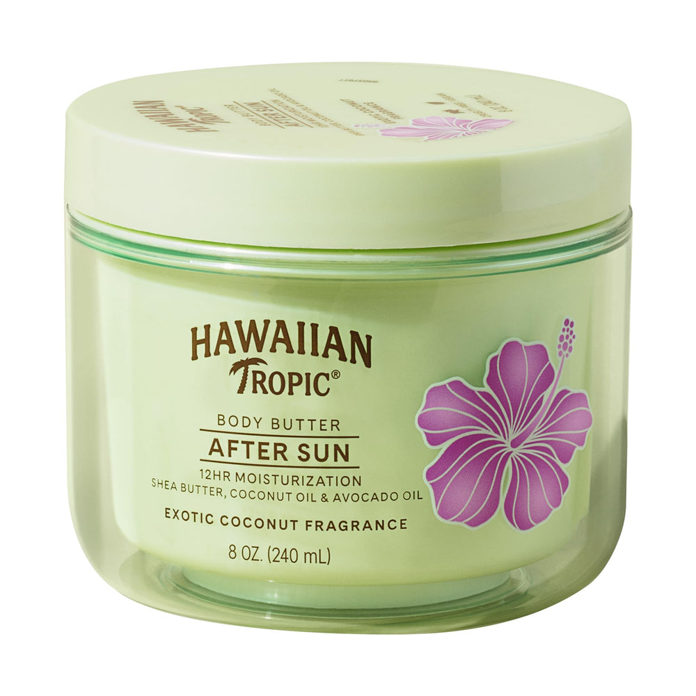 Hawaiian Tropic After Sun Body Butter, hidratación de 12 horas tras la exposición solar.